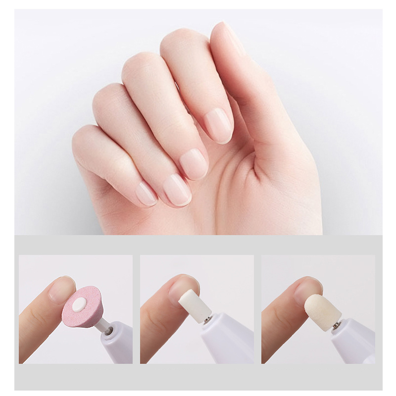 uñas accesorios y herramientas Mini aparato eléctrico de taladro de uñas para removedor de cutícula de Gel de máquina de manicura pedicura juego de brocas para pulir