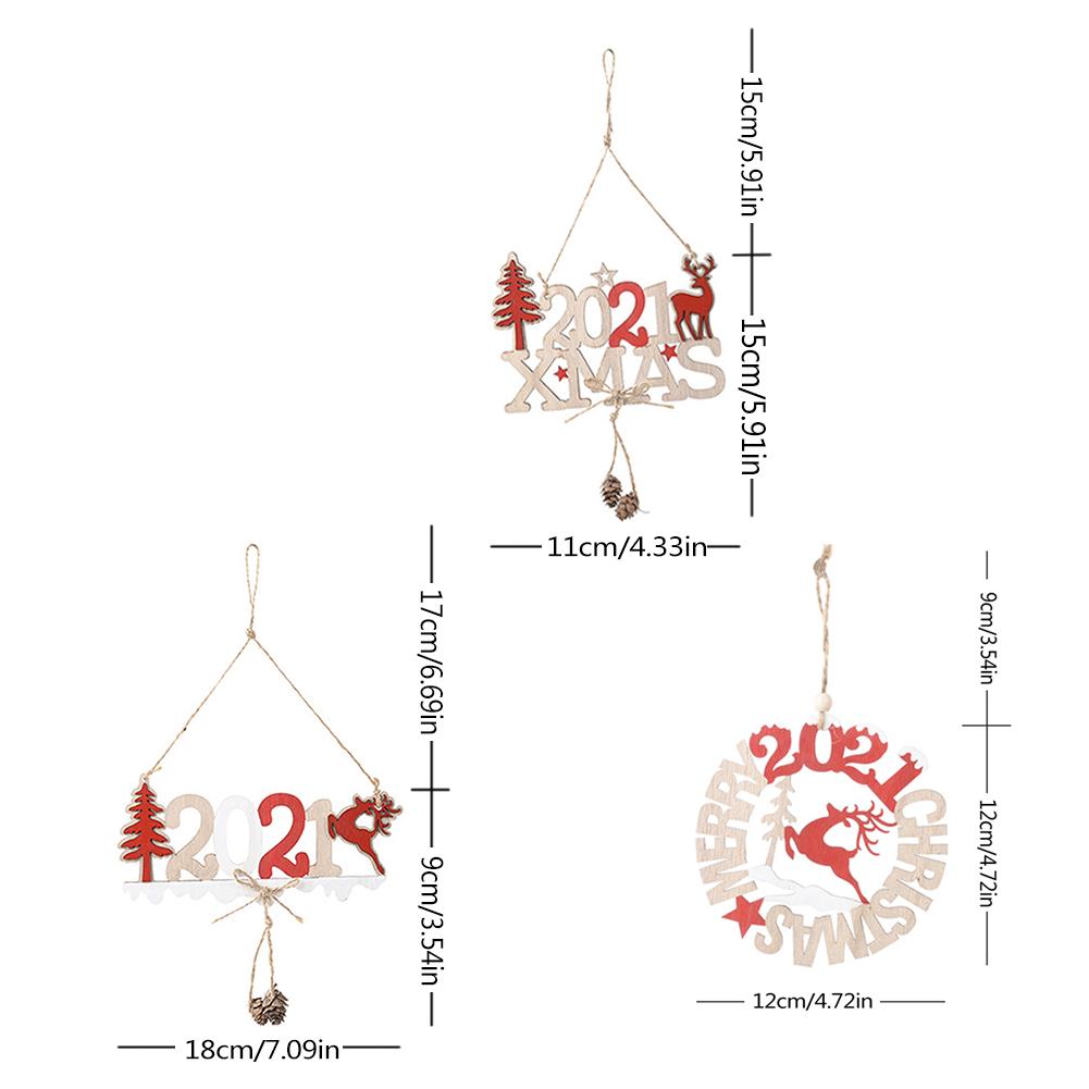 Vrolijk Kerstfeest Borden Houten Deur Opknoping Hanger Ornamenten Indoor Outdoor Muur Boards Voor Feestdagen Muur Deur Decoraties