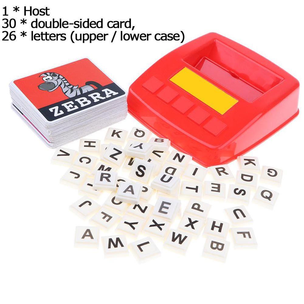 Alphabet Letter Spelling Game For Kids Preschooler English Puzzles Educational Teaching Hobbies Machines Learning Langu Y0J4