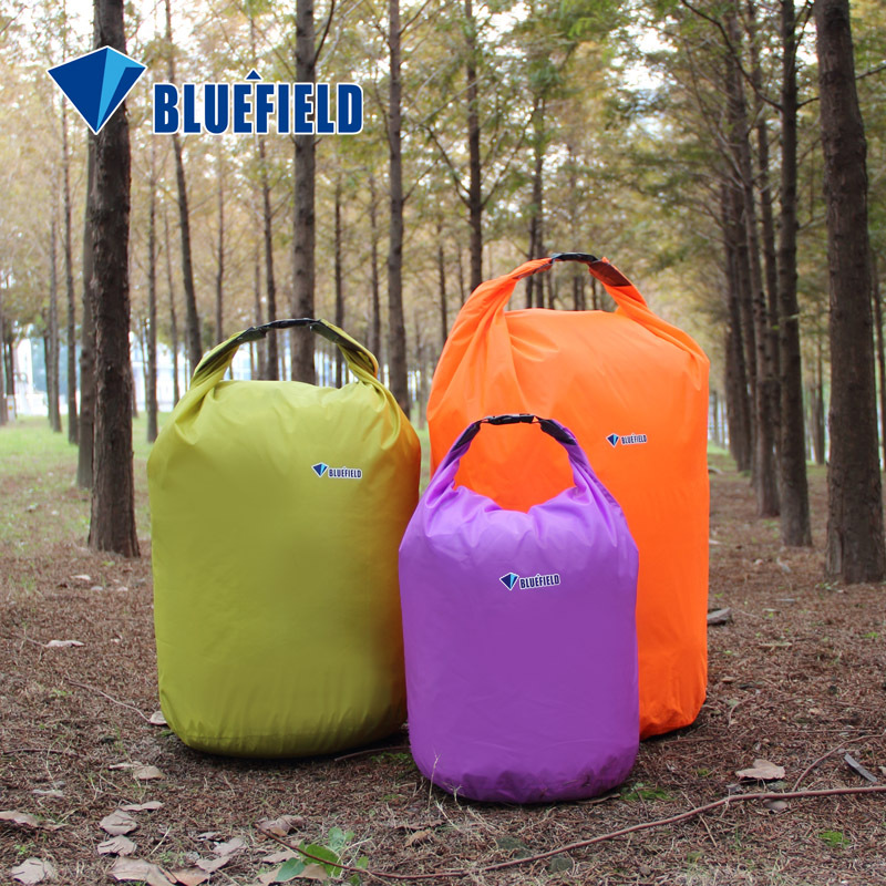 Bluefield 10L 20L draussen Schwimmen Wasserdichte Tasche Camping Rafting Lagerung Trocken Tasche mit Verstellbaren Riemen Haken 5 Farben Wahl