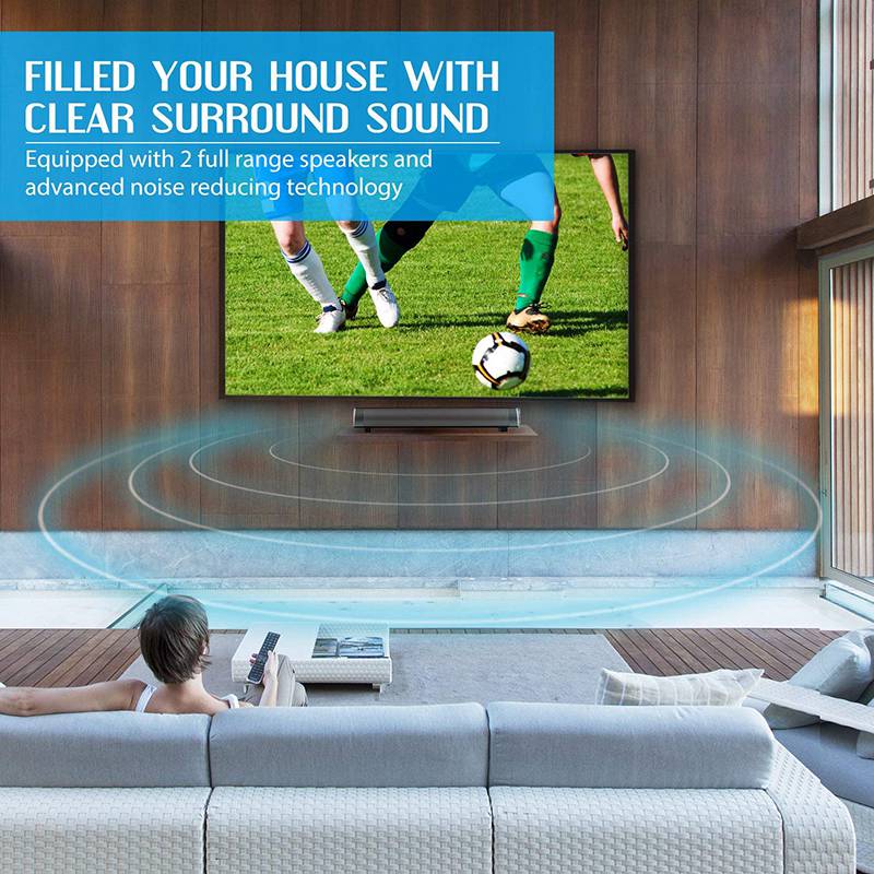VTIN Drahtlose Bluetooth Lautsprecher 4,2 SoundBar Fernbedienung TF Karte TV praktisch Tablette umgeben Klang System TV Lautsprecher 3 Farben