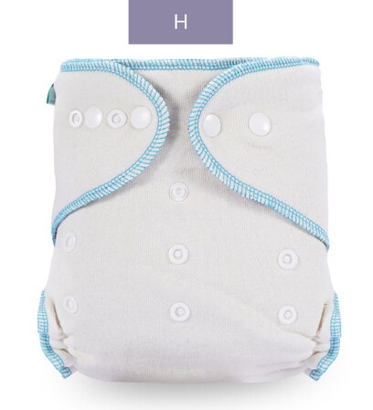 Elinfant fralda de pano de cânhamo ajustável, noite, lavável, feito de fibra de café, tamanho único: H-fitted diaper