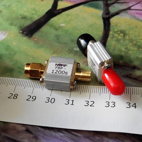 1 stücke 1200 mhz RF koaxial Bandpass gesehen-Filter mit bandbreite von 20 mhz und SMA Schnittstelle