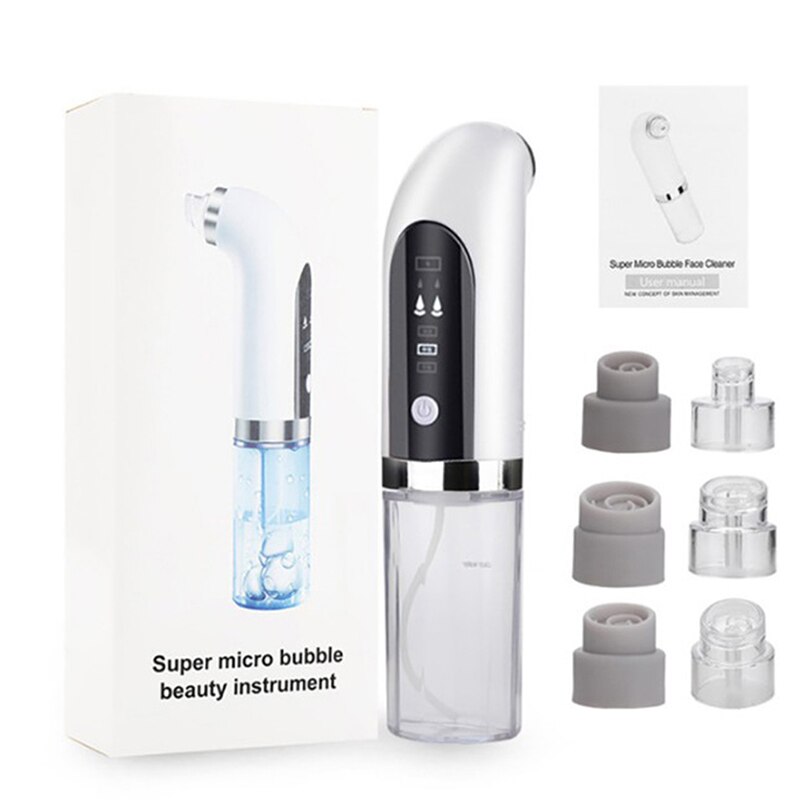 Extractor de espinillas y poros, aspiradora recargable, herramienta extractora de comedón facial
