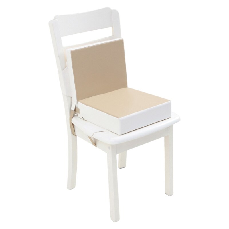 Rehausseur de chaise haute pour bébé, 2 pièces/ensemble, rehausseur de siège pour enfants, coussin de chaise de salle à manger en cuir PU étanche