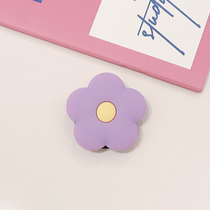 Mignon Fleur Support Pliant Kawaii pour Support De Téléphone Portable pour IPhone X 8 7 6 Plus IPAD pour Samsung pour Huawei Téléphone Grip: 6