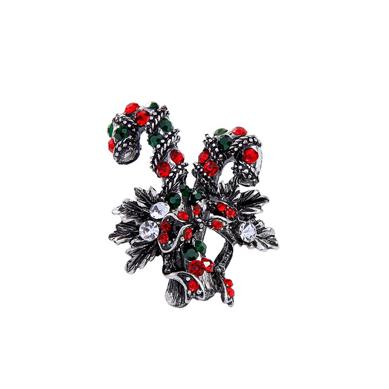 Etnische Kerst Broche Handgemaakte Crystal Multi-stijl Gelukkig Festivel Broche Voor Vrouwen Festival Dier Sieraden: t99317-9