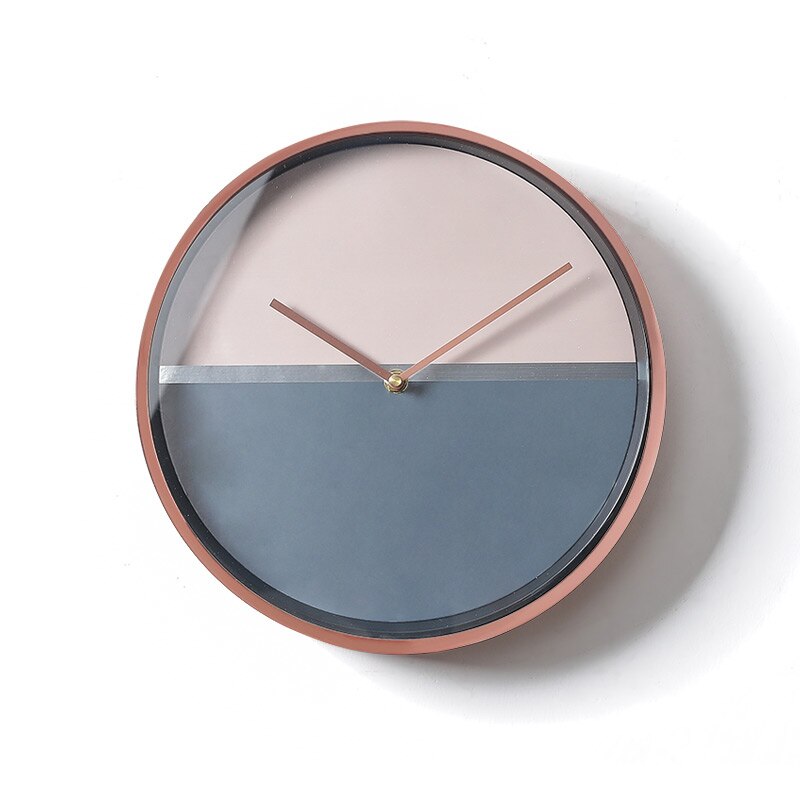 Modern Luxury Wall Clock Metal Wall Watches Home Decor Bedroom Large Nordic Living Room Silent Duvar Saati FZ632