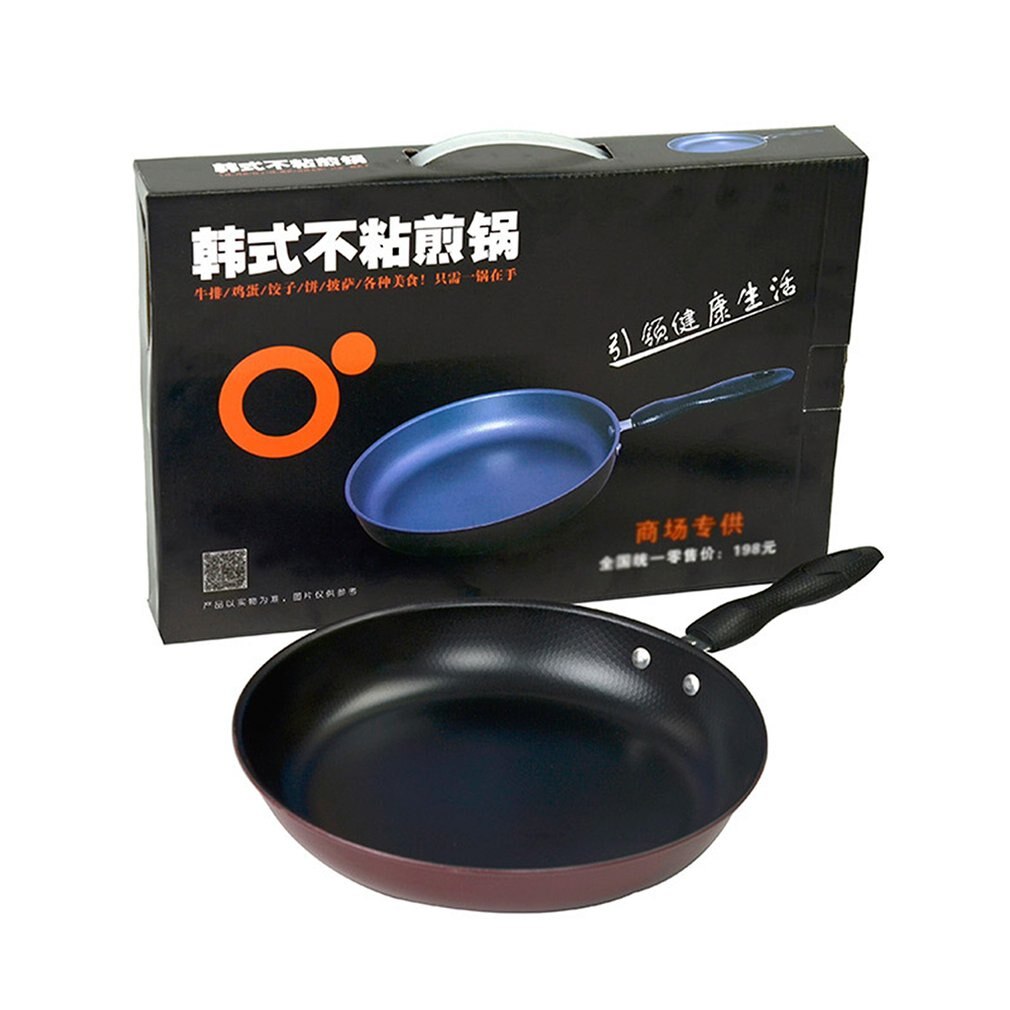 Coating Geïnspireerd Door Natuur Kosteneffectieve Heldere Koreaanse Non-stick Platte Koekenpan Non-stick Pannenkoek Gebakken ei Pot