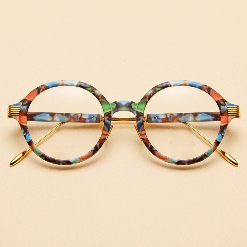 TR90 Round Glasses Frame Women Men Vintage Circle Eyeglasses Optical Myopia Prescription Eyewear Frames Clear Spectacles Oculos