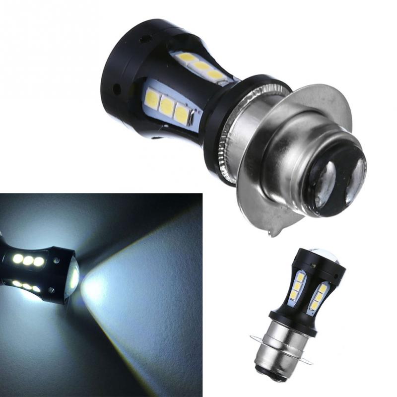 Faro LED Universal para motocicleta, Bombilla H6, P15D-25-1, 3030, 1000LM, 6500K, 18 LED, accesorios de motocicleta, antiniebla
