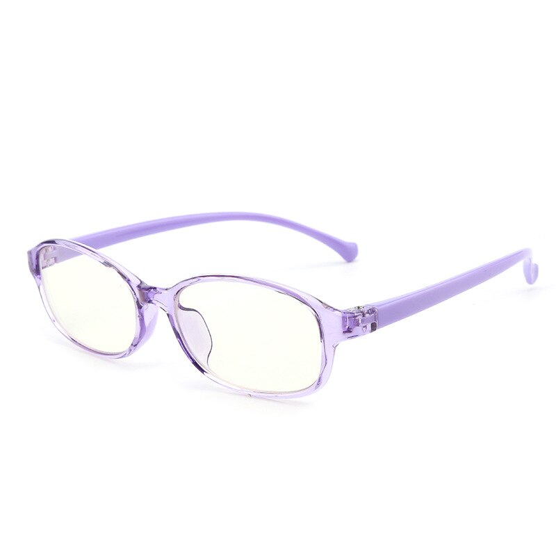 Briller børn blåt lys antirefleksfilter børn briller pige drengefleksibel optisk ramme, der blokerer klare linser  uv400 3-13: C05