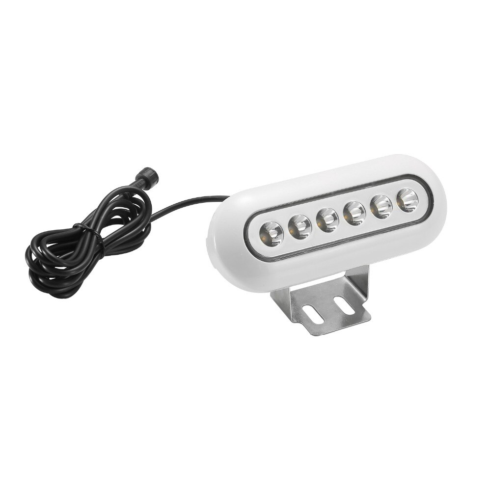 Dc12v ip68 undervattens marin pool led-lampor simbassäng båtbelysning dekoration rostfritt stål (ww, cw, blå, rgb)
