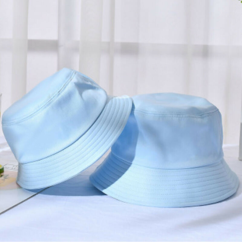 Mode Strand Zon Hoeden Voor Kinderen Kinderen Casual Brede Rand Effen Kleur Katoen Hoed Jongens Meisjes Zomer Cap Sombrero Multicolor