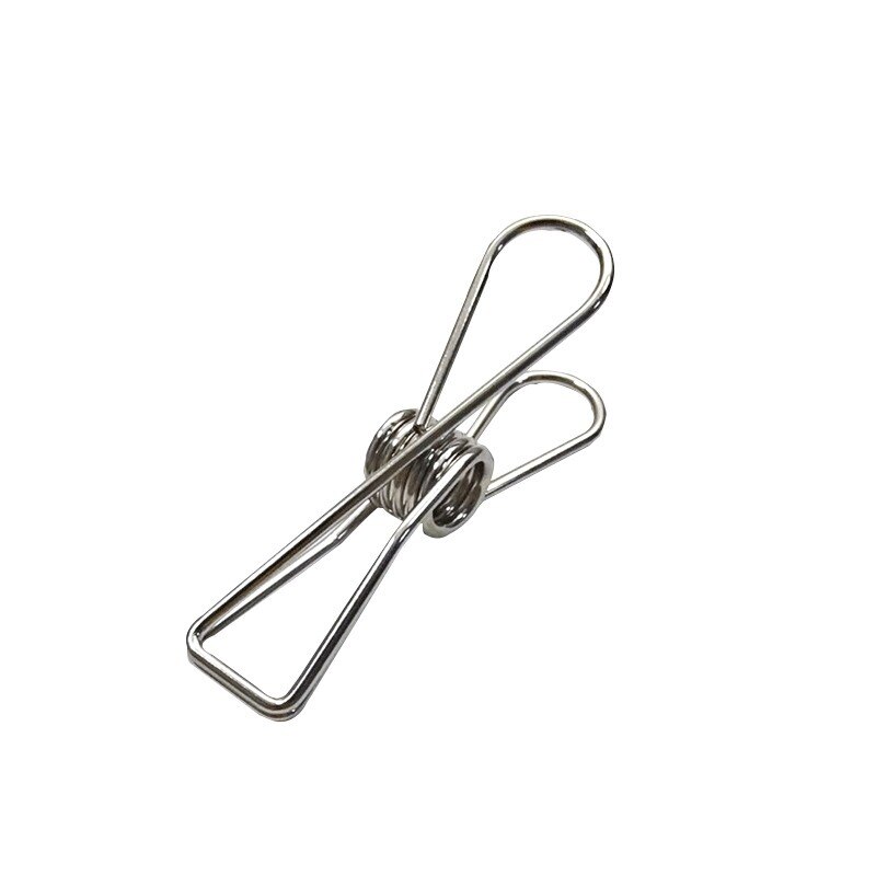 Dailylike 1PC Colorful Binder Clip Creasing Edges Metal Clip File Clips for School Office Medium Paper Clip Bookbinding Tool: 2