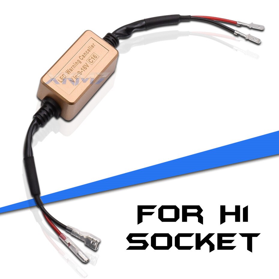 XKM7 LED Canbus Decoder H7 H4 H11 H1 D2 LED Headlight Resistor Tuning Bulbs Canceller Harness Error Free Car Lights Accessories: For H1 Socket