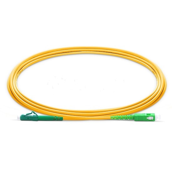 Cabo de remendo ótico de 10 pces sc lc apc 2.0mm pvc g657 fibra cabo de fibra fibra óptica ponte simplex sm ftth optica