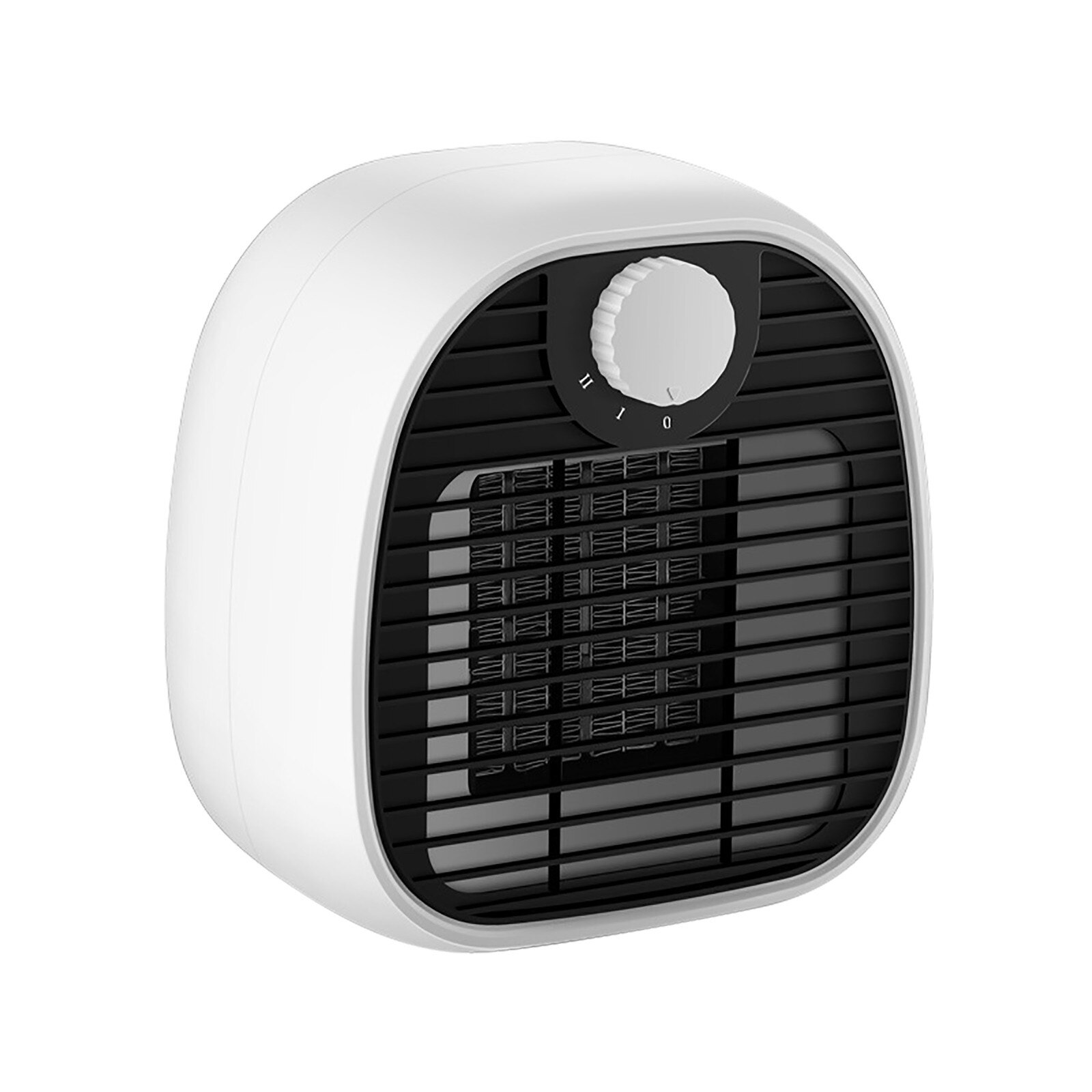 Aquecedor elétrico 1000w portátil mini desktop warme aquecedor ventilador de inverno quente para o carro escritório em casa cerâmica calor rápido acessível super silencioso: WHITE / EU Plug