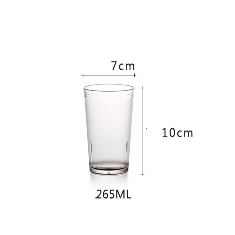 6pcs Acrylic Drinking Glasses Set Plastic Tumblers Plastic Cups Dishwasher Safe Cups Glassware Unbreakable Plastic Drinking Set: Matte Cup 9oz