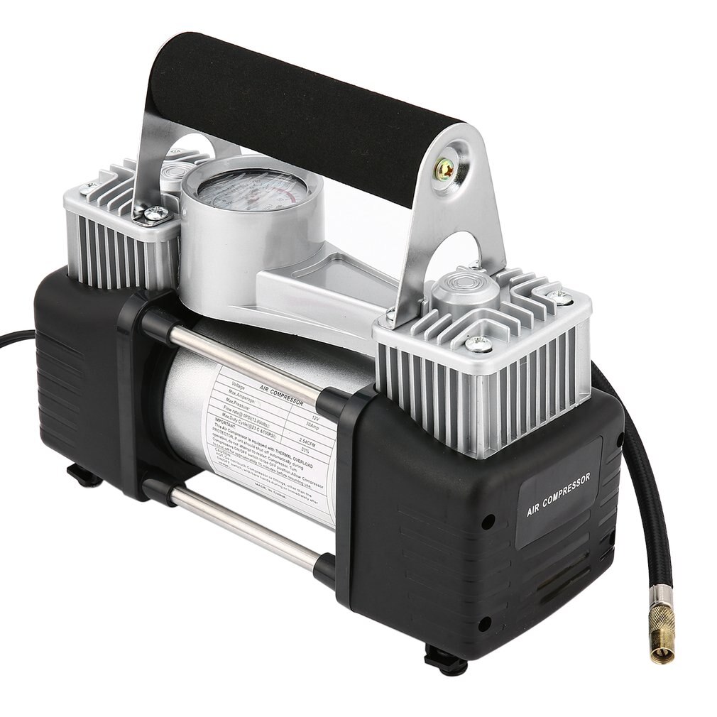 Portable Super Flow Car Tire Tyre Inflator 12V Metal Vehicle Auto Electric Pump Air Compressor J35CZQ277300