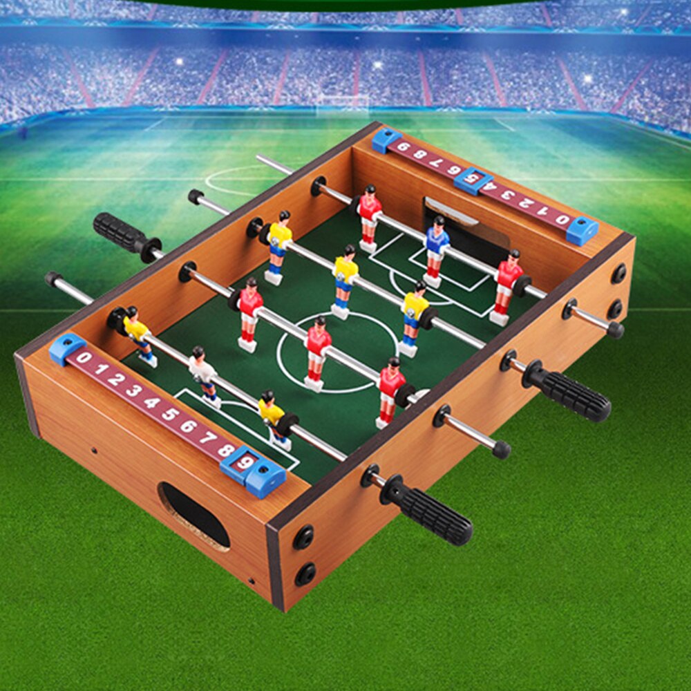 1 Pc Table Football Enlightment Portable Table Football Desktop Game Interactive Children Kids for