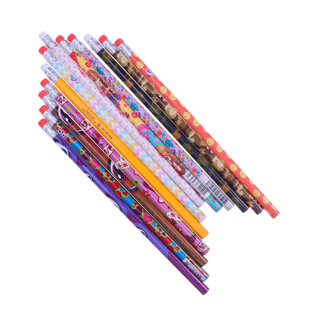 60 Crayons En Bois HB Rdlobu | Forme Hexagonale | Pour École, Bureau, Dessin | Lot Économique