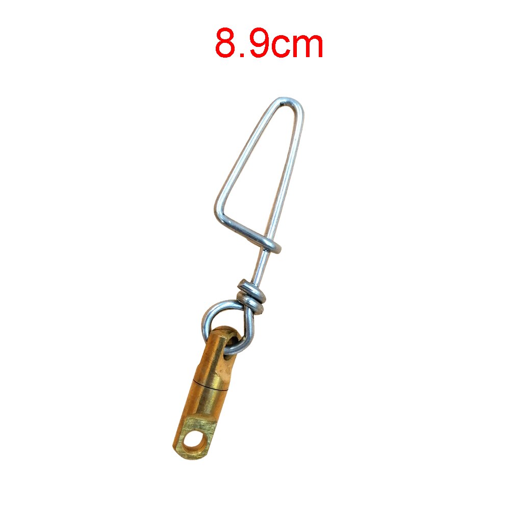 1 pces 3 pces caça submarina freediving snap clip com conector giratório: 1 Piece 8.9cm