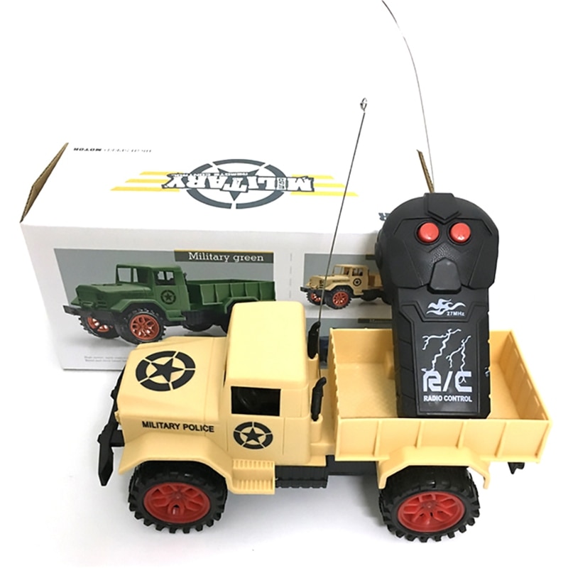 1:24 RC Car 2.4G 4WD 15km/h Radio Control Car Crawler Off Road RTR Vehicle Models Green Yellow Dark Gray Toys for Children: Yellow