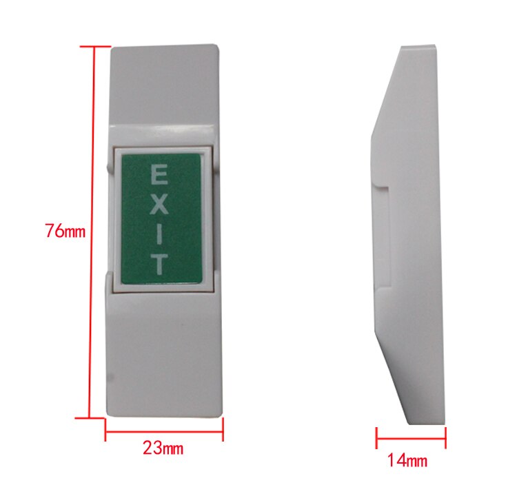 Botón pulsador para sistema de control de acceso, miniinterruptor de salida