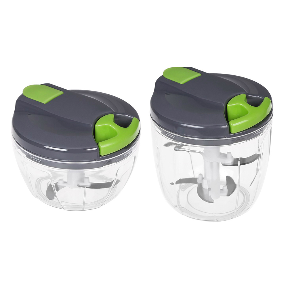 Kitchen Manual Food Processor Shredder Garlic Vegetable Meat Chopper Slicer Mincer Tool Seasoning Masher Spice Chopper Tool