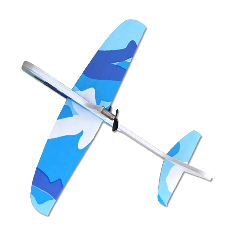 1PCS Hand Throw Foam Plane Toys Outdoor Launch Glider Airplane Kids Toy Free Fly Plane Toys Puzzle Model Jouet