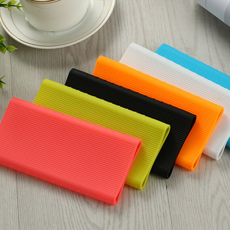 Case Voor Xiao mi mi power bank Case 2 10000mah 10000 mAh rubber cover Pouch Skin Power Bank Protector siliconen Beschermhoes