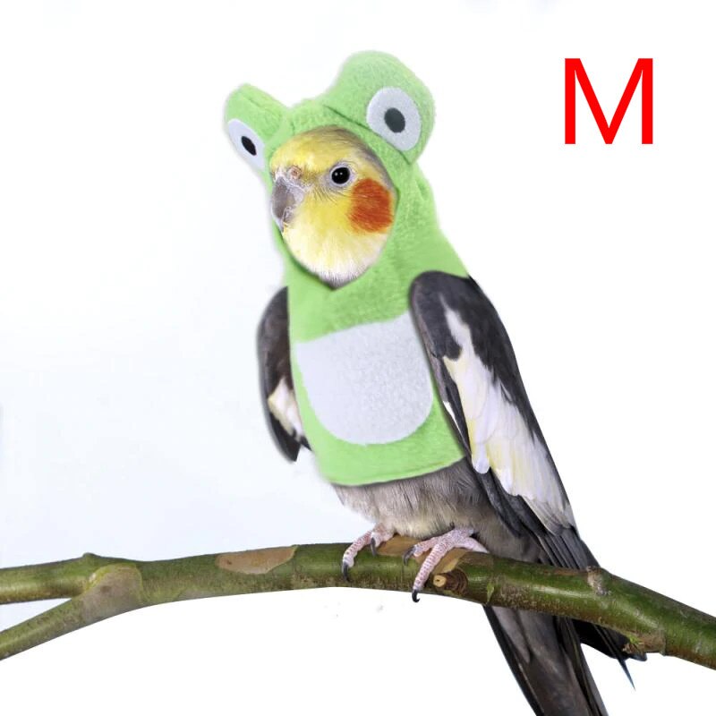 S/m/l sødt fugletøj papegøje vinterfrakke varm hætte behagelig praktisk tøj beklædningsfest kostume: M