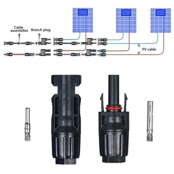 PV stecker Bypass Diode DC USB Regler 2 in 1 Adapter für Solar- Tafel Ladegerät Photovoltaik hause energie System: pv verbinder