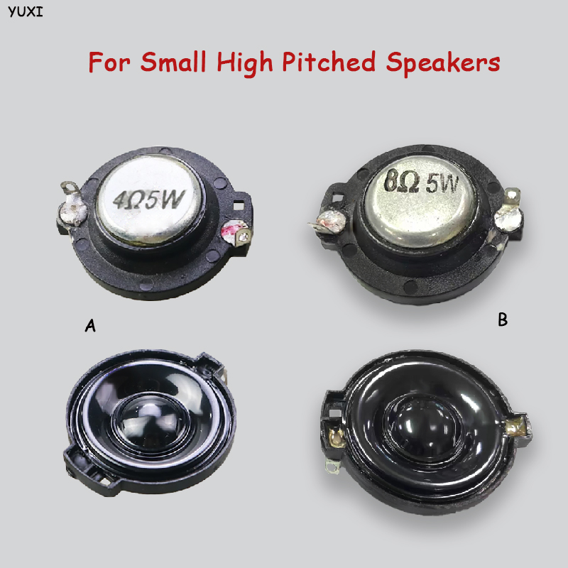 YUXI 2PCS Small High Pitched Speaker For 30mm 31mm 3cm 4 Euro 5W/8 Euro 5W Portable Audio Vibration Mini Speaker