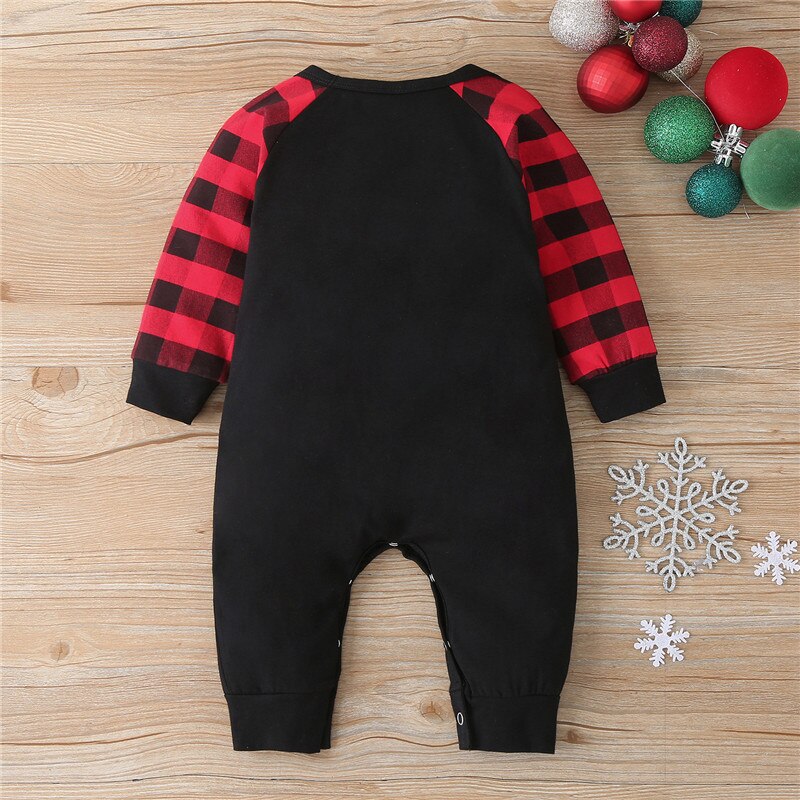 Autumn Newborn One-Pieces Rompers Cute Baby Clothing Girls Boys Clothes Toddler Warm Sleepwear Christmas Santa Claus Jumpsuit