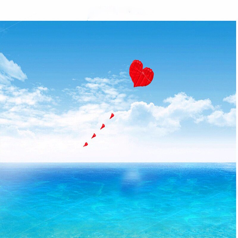 Trasporto libero grande gonfiabile aquilone linea del cuore di amore aquilone giocattoli tutto'aria aperta tessuto di nylon aquiloni di Surf per adulti