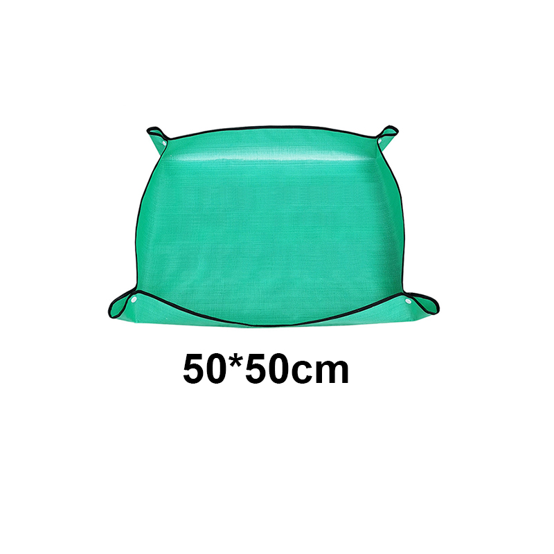 Mata ogrodnicza do sadzenia 50cm-100cm, składana podkładka do sadzenia roślin, przesadzania doniczek, mieszania gleby, przycinania roślin, mata ogrodowa.: zielone światło