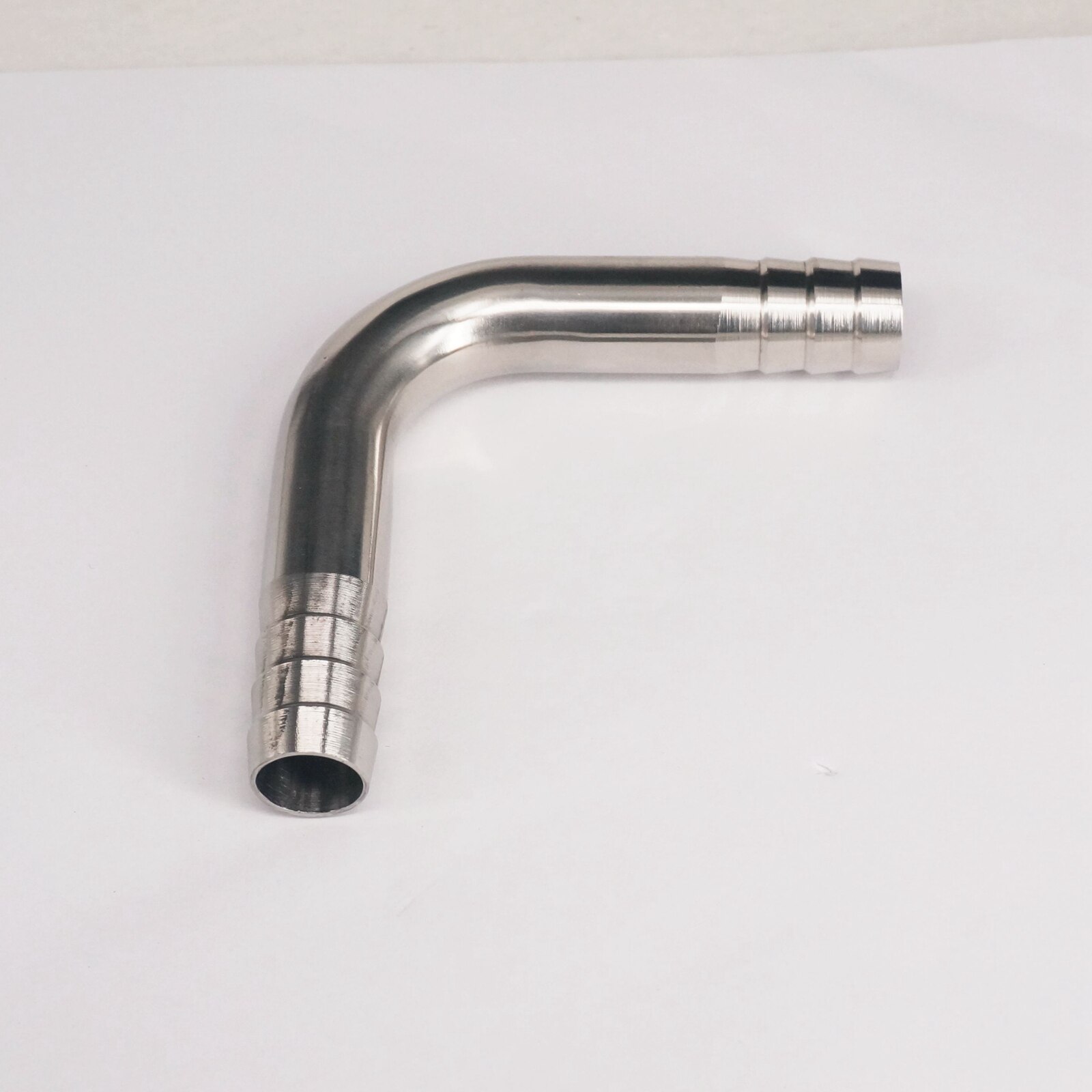 304 Stainless Steel Sanitary 90 Degree Elbow Pipe Fitting Hose Barb Connnector Fit for 19mm I/D Hose