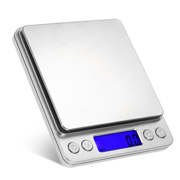 Digital Scale 3kg 5kg 10kg Portable LCD Electronic Scales Steelyard Kitchen Scales Postal Food Balance Measuring Weight Libra: 2kg 0.1g