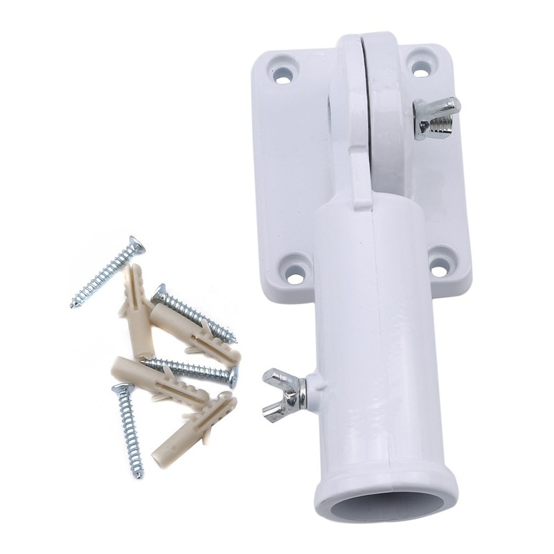 Aluminium Verstelbare Muurbevestiging Vlaggenmast Hoek Beugel Zware Roest Vlag Gecoat Pole Base Bracket Stand