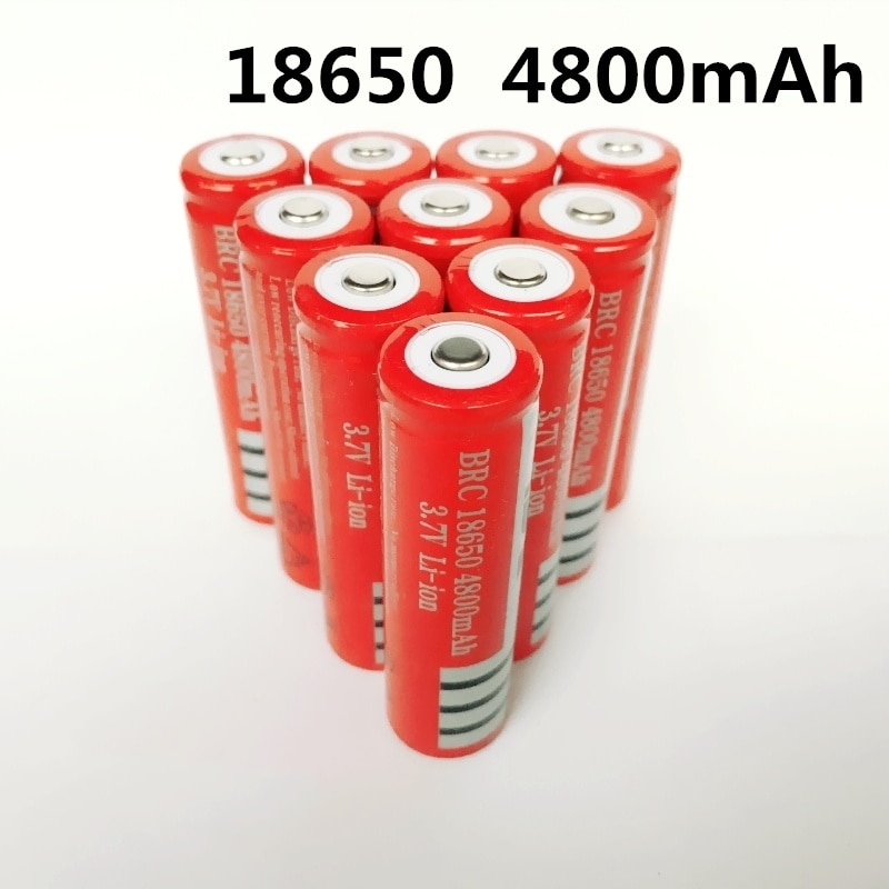 18650 Batterij oplaadbare lithium batterij 4800 mAh 3.7 V Li-Ion batterij voor zaklamp Zaklamp 18650 Batterijen GTL EvreFire
