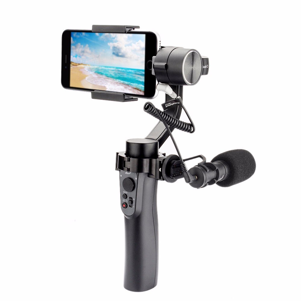 EACHSHOT Q-Ring Shoe Adapter mount for Zhiyun Smooth Q Applied to Rode Microphone LED Video Light Filmmaker Vlog (ring only)