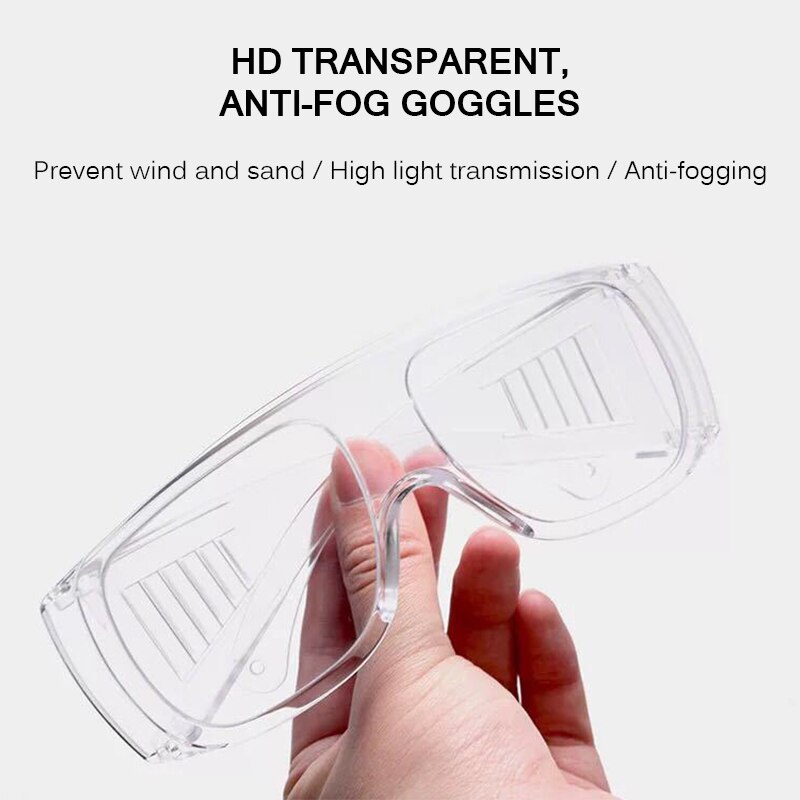 Gafas de seguridad para niños, gafas transparentes a prueba de polvo, antisalpicaduras, antiviento