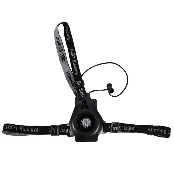 Outdoor Sport LED Night Running Light USB Rechargeable Chest Lamp Jogging Warning Light Cycling Torch