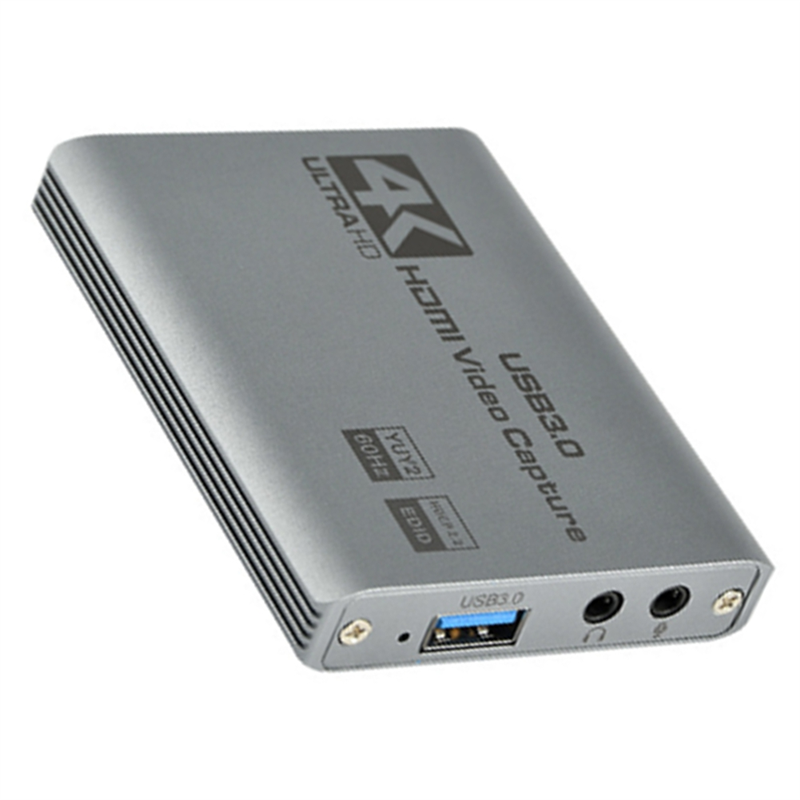 Tarjeta de vídeo ABAC-4K, grabadora de vídeo USB a HDTV para videocámara de juegos