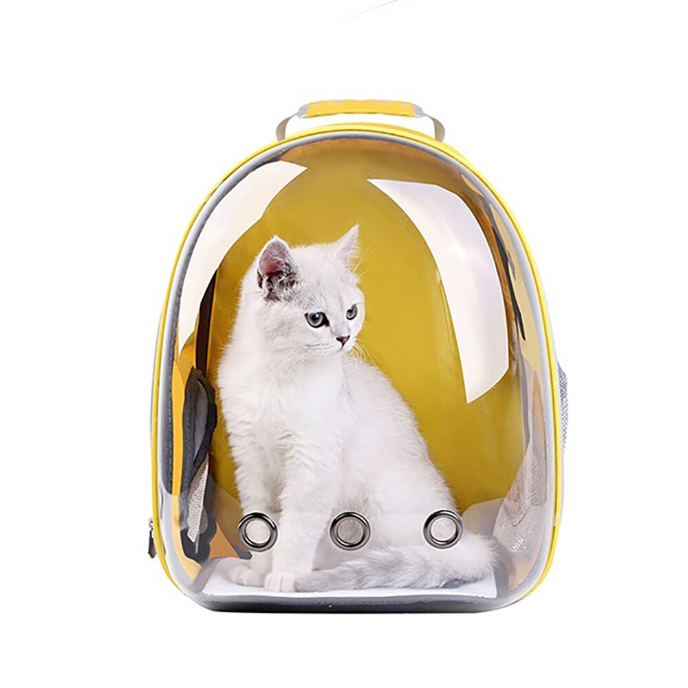 Kat Draagtas Ademende Transparante Puppy Kat Rugzak Katten Doos Kooi Kleine Hond Pet Travel Carrier Handtas Ruimte Capsule