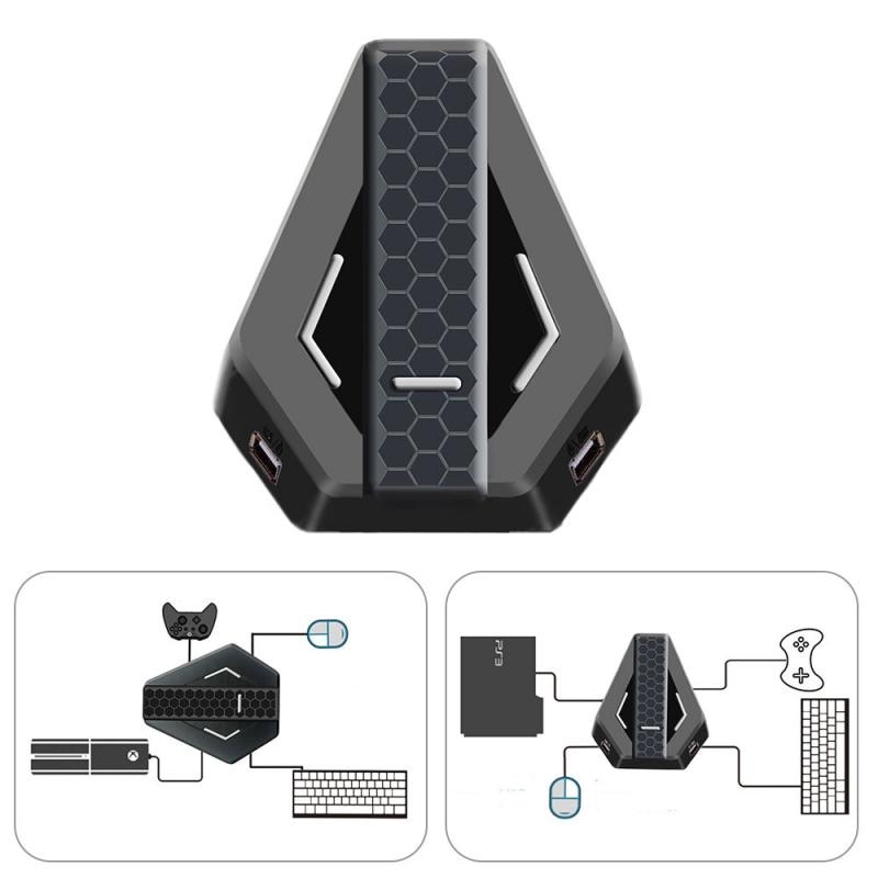 Adaptateur filaire pour clavier et souris de jeu Portable, convertisseur pour Console Xbox One/Ps3/Ps4/n-switch,