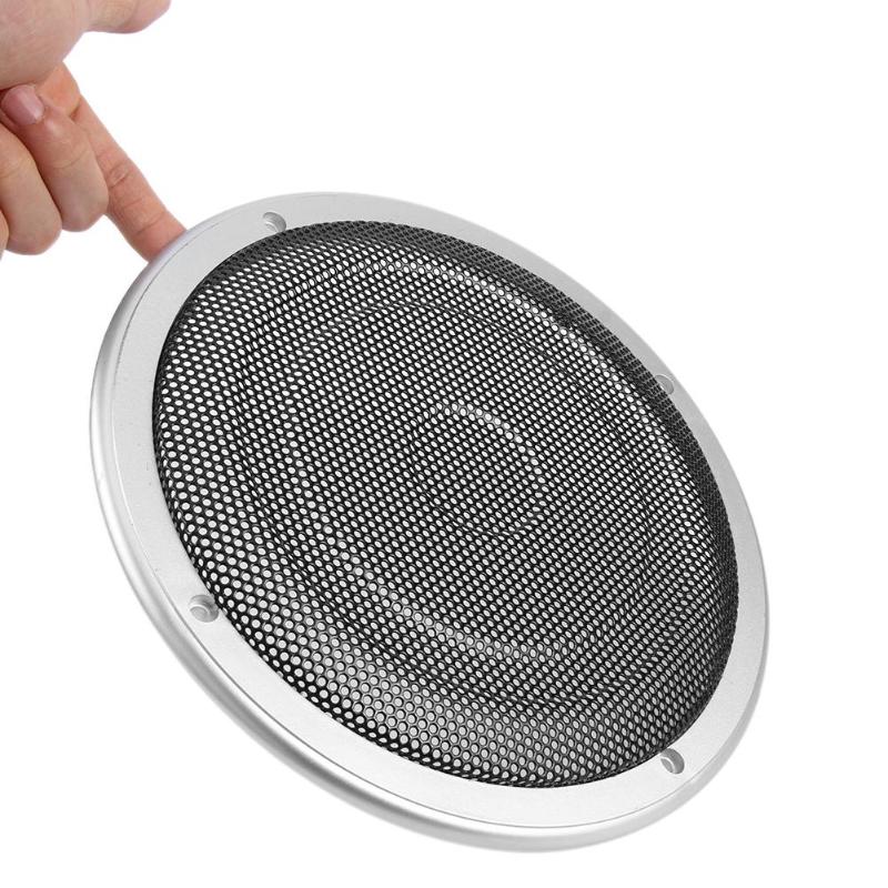 VODOOL 8 "Auto Stereo Audio Lautsprecher Metall Mesh Abdeckung Auto Subwoofer Horn Schutz Grills Abdeckung Innen Auto Styling Zubehör