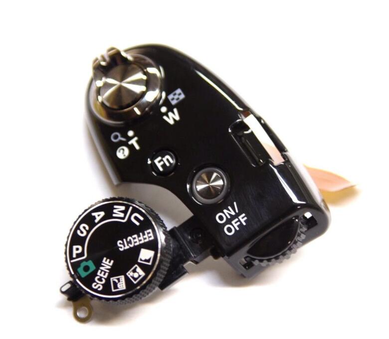 Repair Parts For Nikon P520 P530 Top Cover Function Mode Dial Shutter Button Flex Cable Black